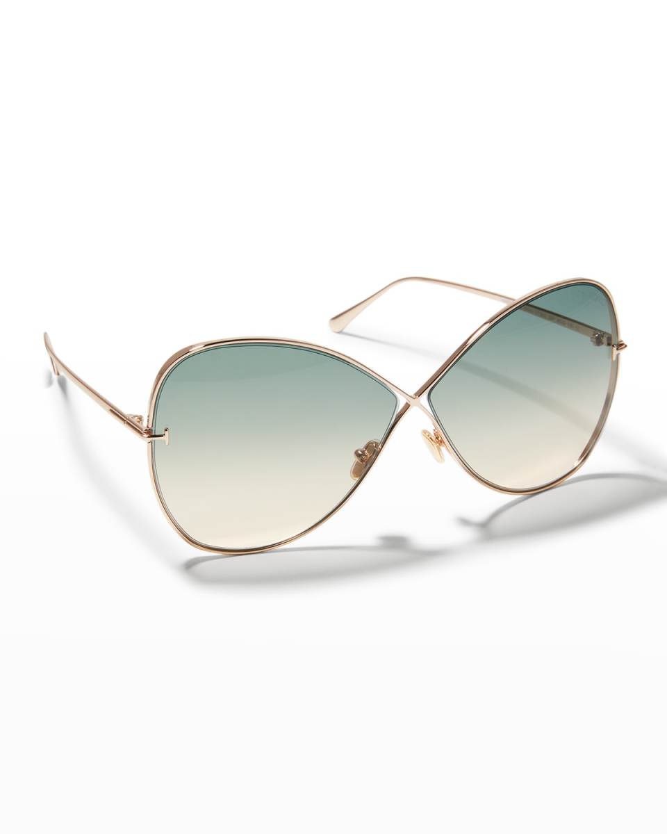 Nickie Metal Butterfly Sunglasses
